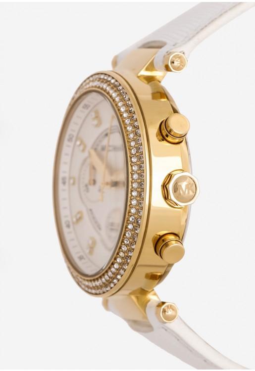 Michael Kors Parker Chronograph Gold Dial Ladies Watch MK2290