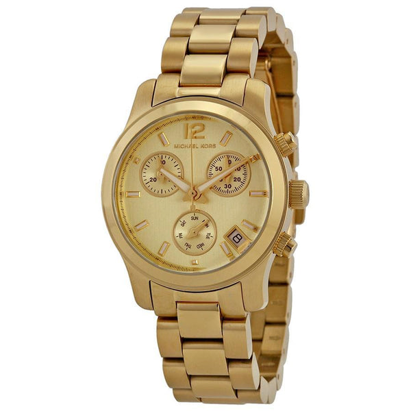 Michael Kors Chronograph Gold Ladies Watch MK5384