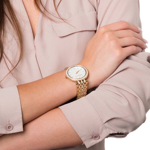 Michael Kors WatchesDarci Gold-tone Stainless Steel Ladies Watch MK3219 Water resistance: 50 meters / 165 feet Movement: Quartz  