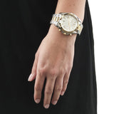 Michael Kors Bradshaw Chronograph Two-tone Dial Unisex Watch MK5627 Water resistance: 100 meters / 330 feet Movement: Quartz  