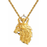 Big Daddy Side Crown Lion Pendant