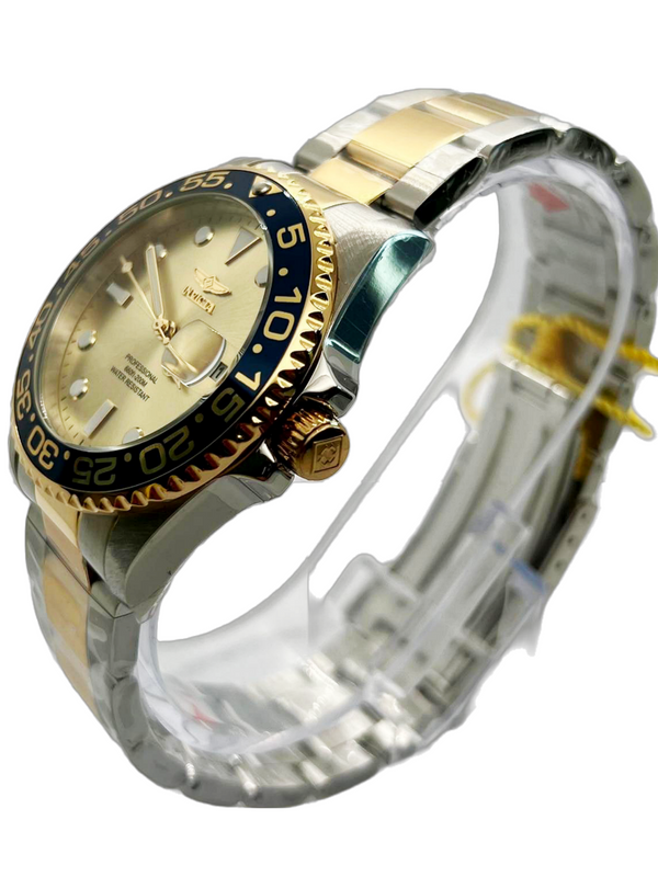 Invicta Pro Diver Quartz Gold Dial Watch 36537