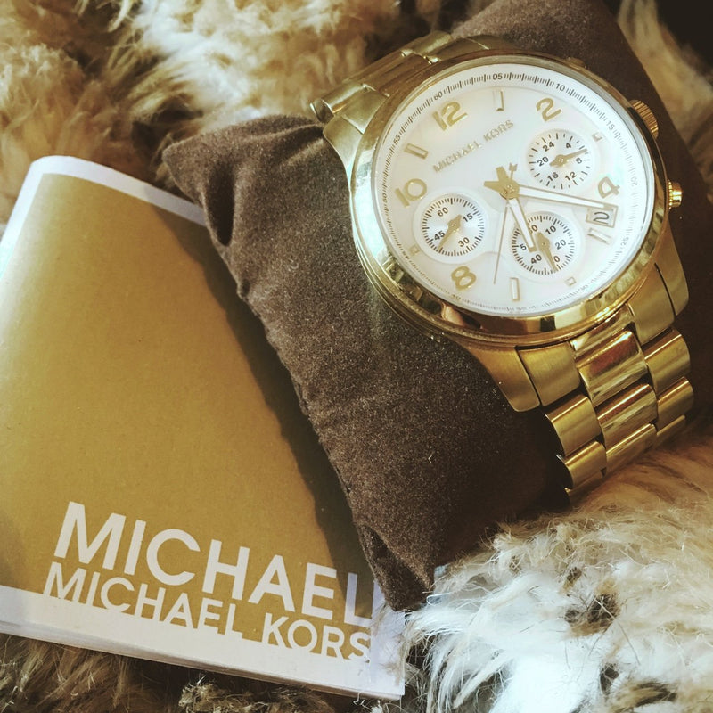 Michael Kors Chronograph Dial Gold-tone Ladies Watch MK5305