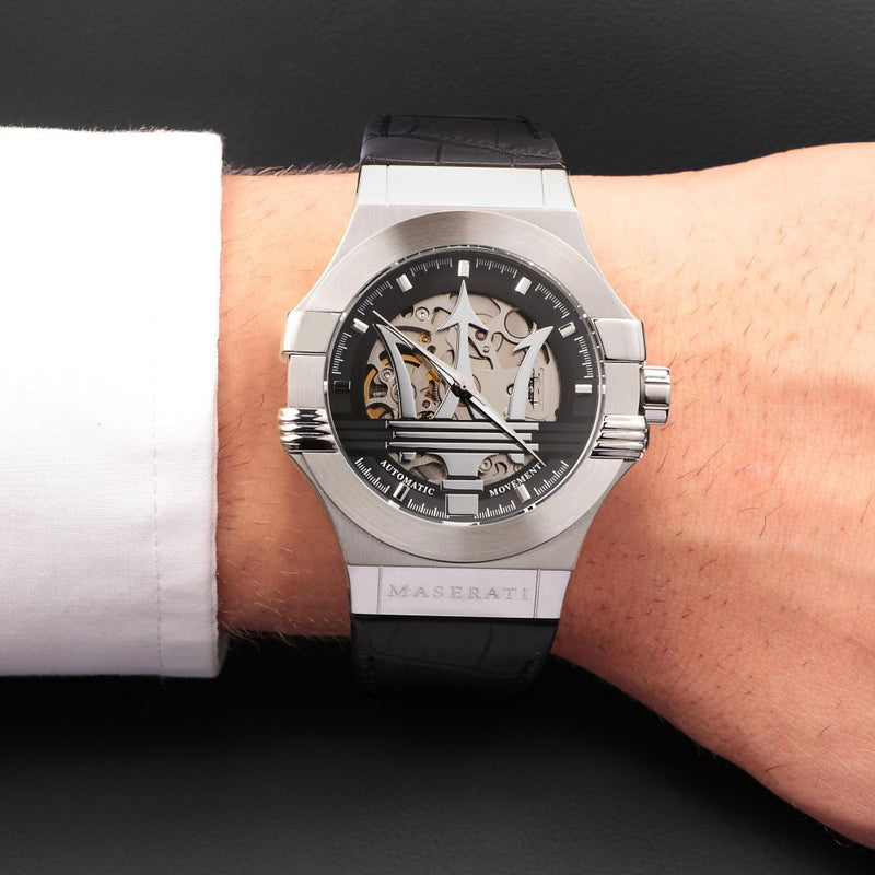Maserati Potenza Automatic Black Dial Men's Watch R8821108001