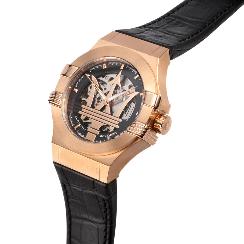 Maserati Potenza Automatic Black Skeleton Dial Men's Watch R8821108039