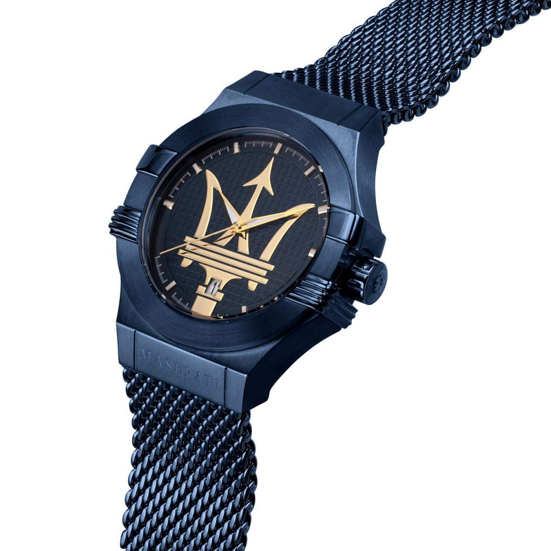 Maserati Potenza Analog Blue Steel Men's Watch R8853108008 (Defect)