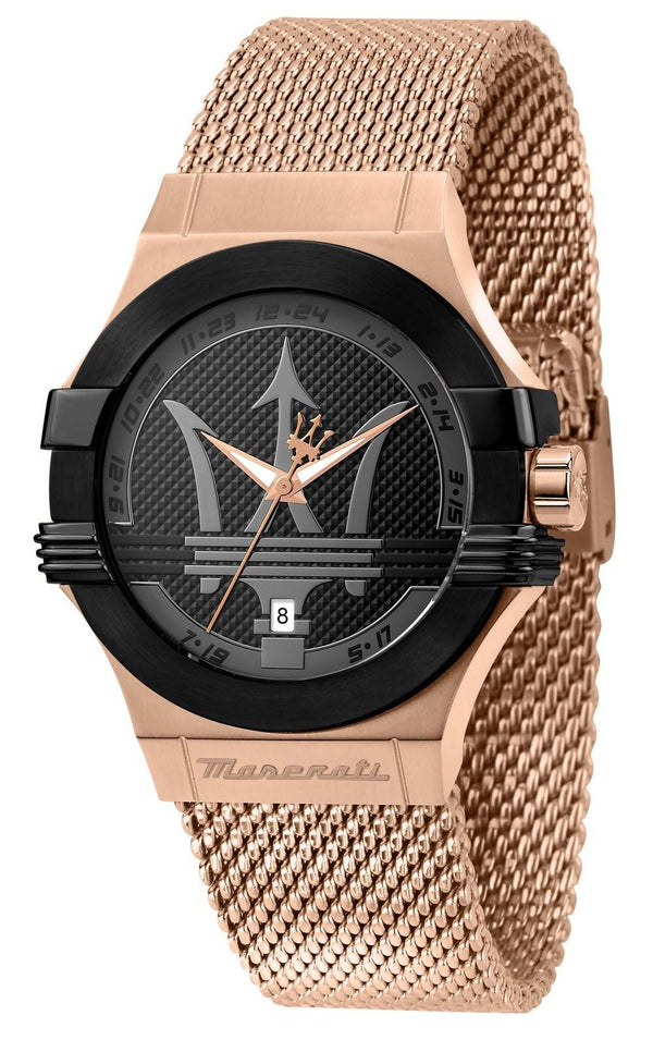 Maserati Potenza Rose Gold Mesh Bracelet   R8853108009 - Big Daddy Watches