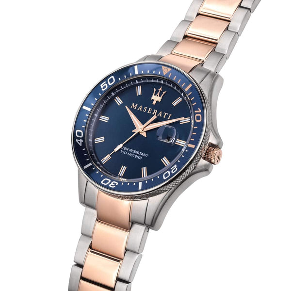 Maserati Sfida Analog Blue Dial Men's Watch R8853140003