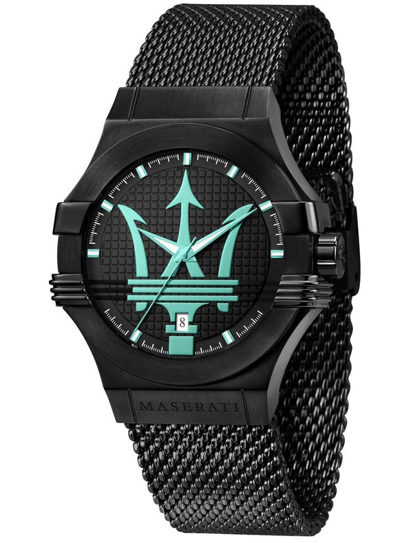 Maserati Potenza Aqua Edition Black Mesh Men's Watch R8853144002