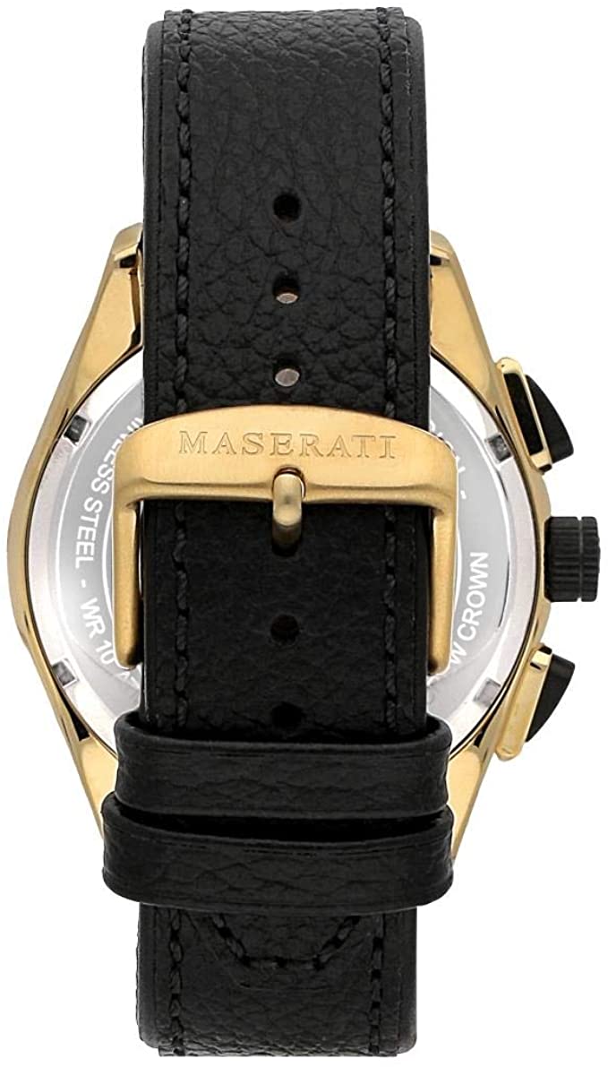 Maserati Black Leather Men's Watch R8871612033