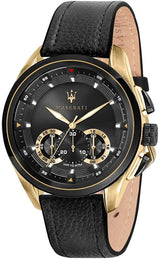 Maserati Black Leather Men's Watch R8871612033