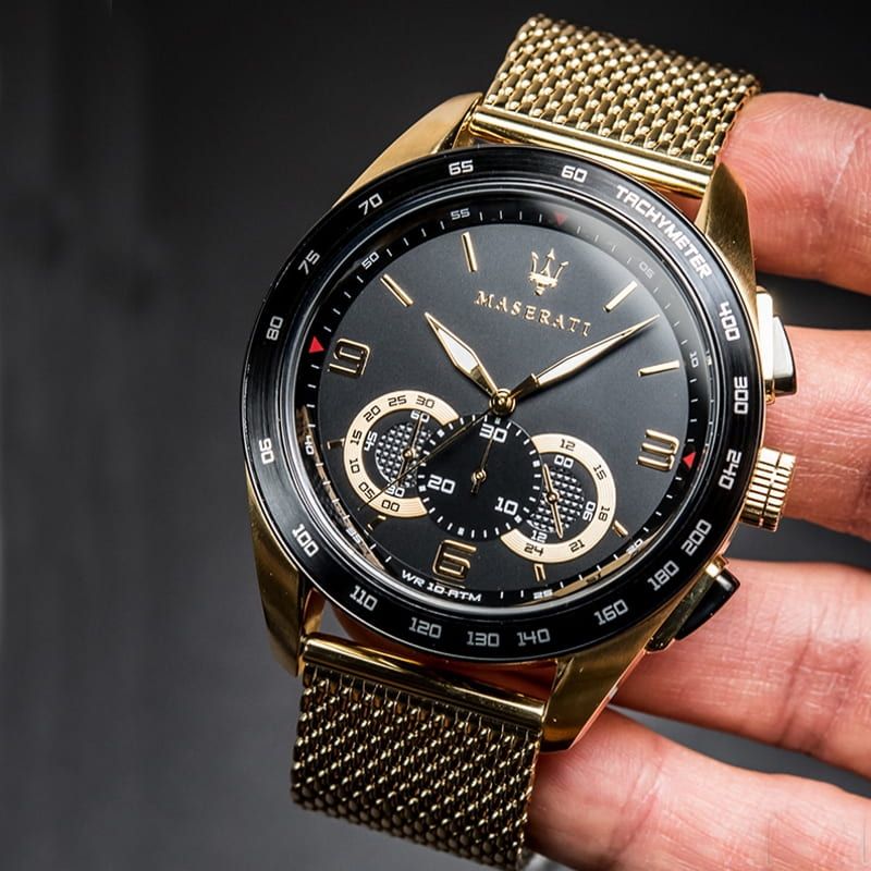 Maserati Traguardo Chronograph Black Dial Men's Watch R8873612010