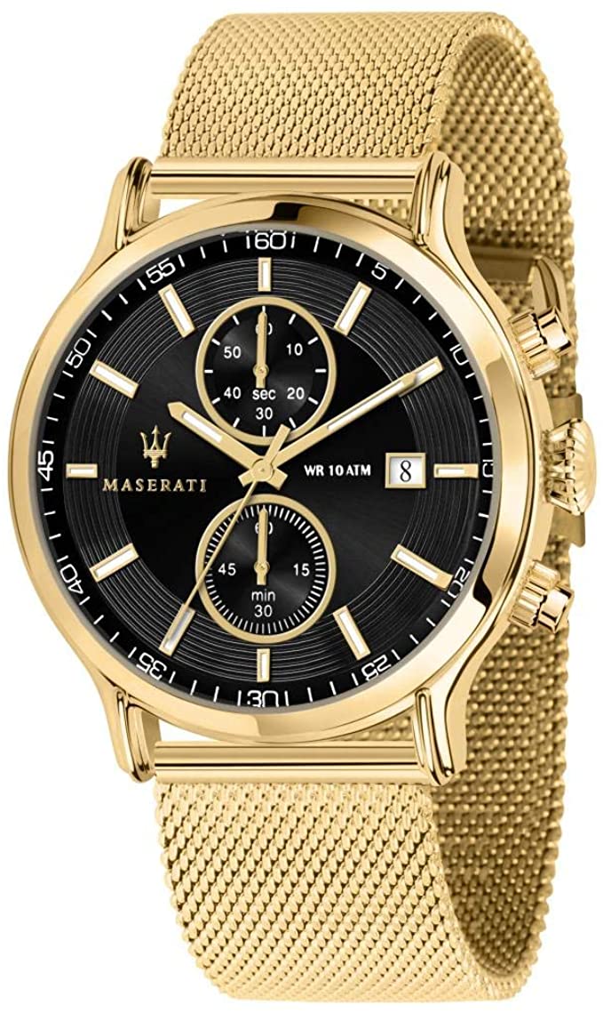 Maserati Epoca 42mm Gold Mesh Men's Watch R8873618007