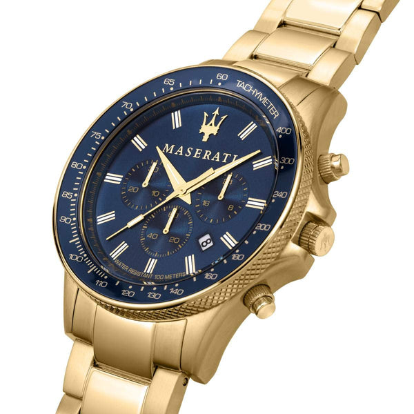 Maserati Sfida Analog Blue Dial Men's Watch R8873640008