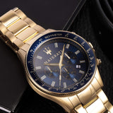 Maserati Sfida Analog Blue Dial Men's Watch R8873640008