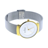 Skagen Klassik White Dial Stainless Steel Mesh Ladies Watch SKW2076