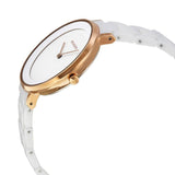 Skagen Ditte Rose Gold Ceramic Bracelet Ladies Watch SKW2316