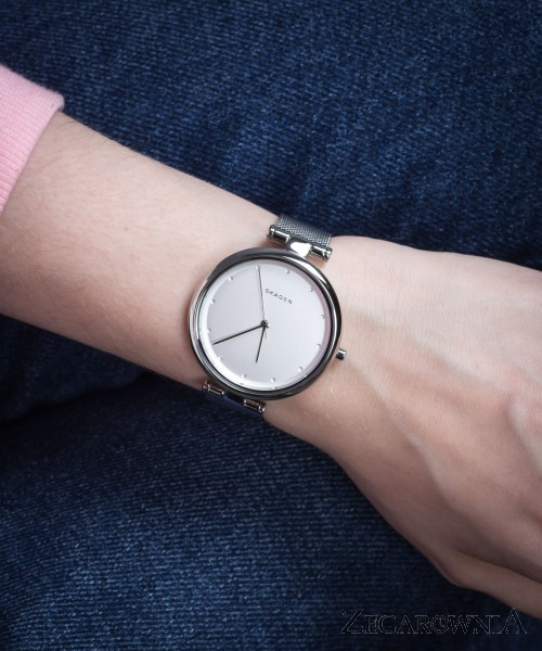 Skagen Tanja Silver Mesh Ladies Watch SKW2485