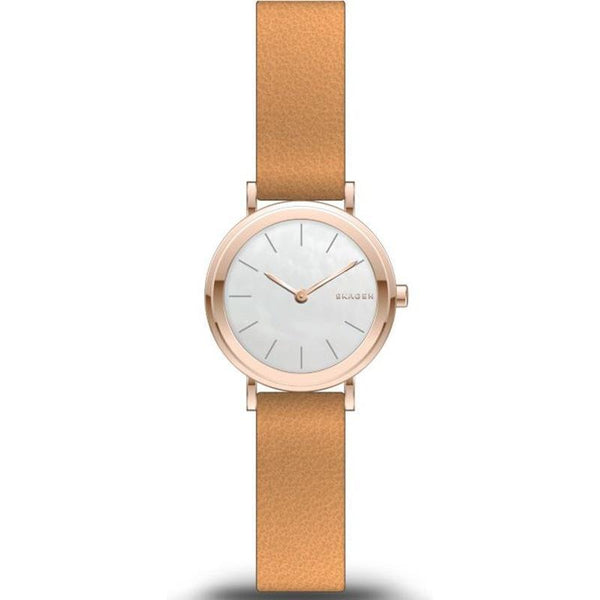 Skagen Hald Brown Leather Women's Watch SKW2499
