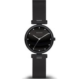 Skagen 'Tanja' Black Leather Women's Watch SKW2515