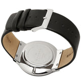 Skagen Ancher Black Dial Leather Strap Men's Watch SKW6104