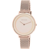 Skagen Ditte Rose Gold Mesh Ladies Watch SKW2334