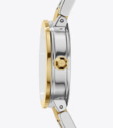 Tory Burch The Reva Dual Tone Stainless Steel Strap Women's Watch TBW4016 - Image 4