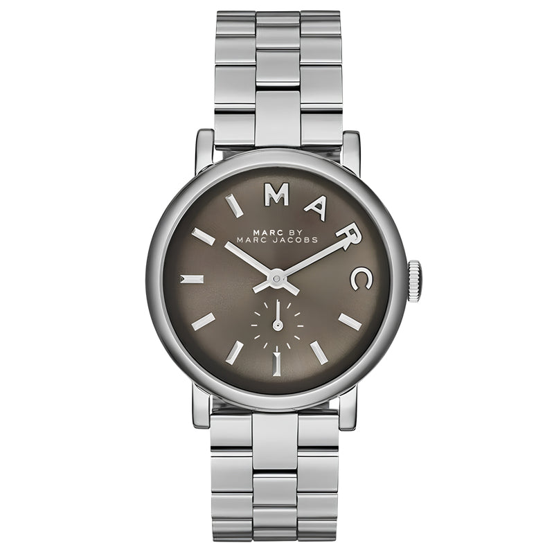 Marc By Marc Jacobs Baker Brown Dial Silver Tone Watch MBM3329
