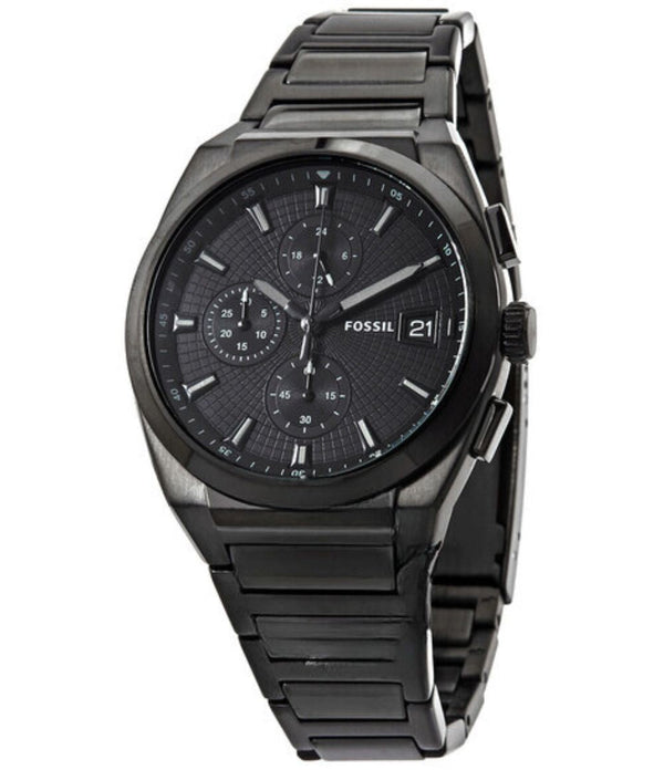 Fossil Everett Chronograph Quartz Black Dial Men's Watch FS5797