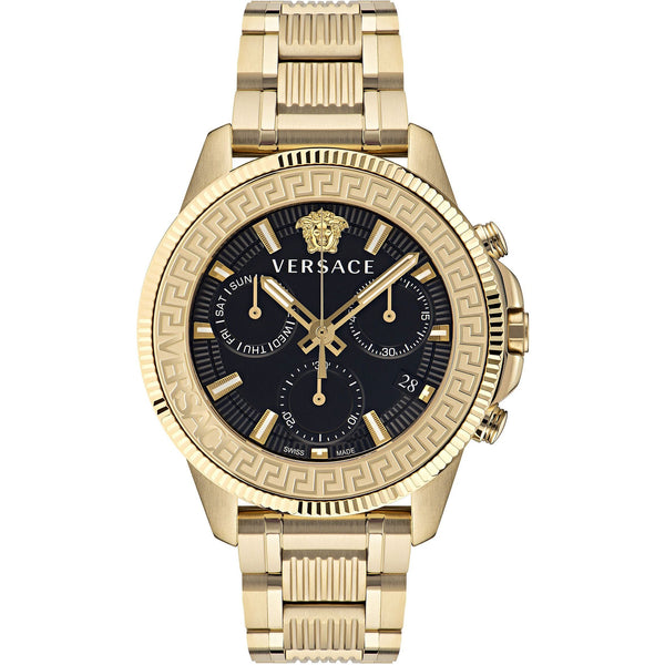 Versace Greca Action Gold Chronograph Men's Watch  VE3J00622 - Big Daddy Watches