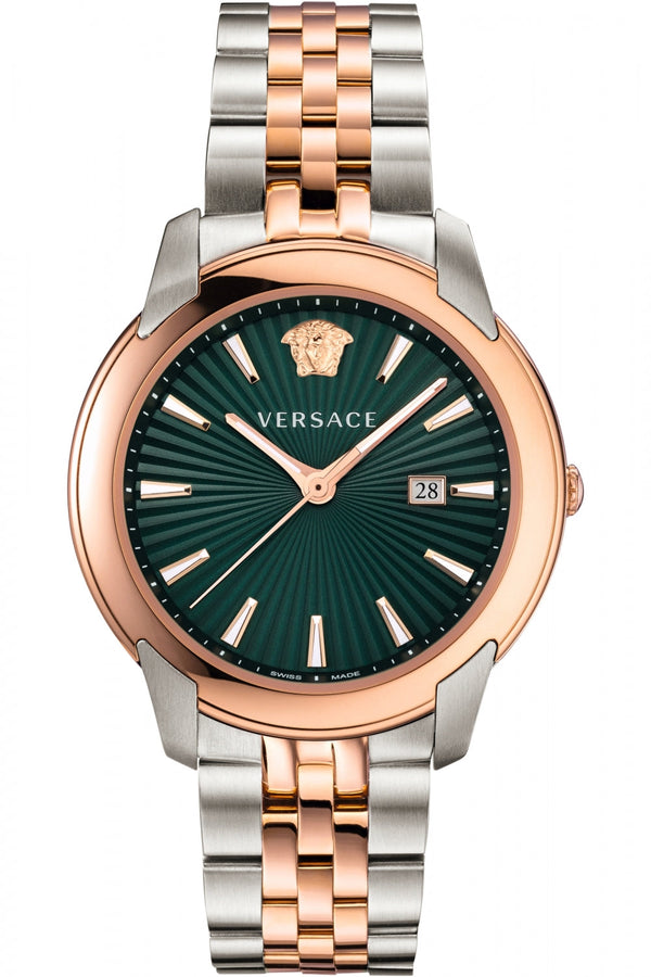 Versace V-Urban Green Dial Two-Tone Men's Watch  VELQ00619 - Big Daddy Watches