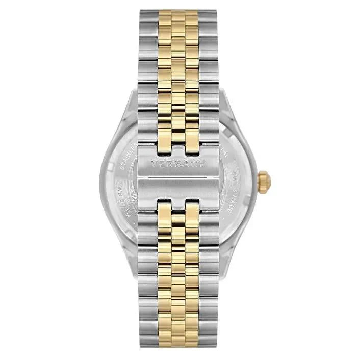 Versace Hellenyium Two-Tone Swiss Movement Date Watch - VEVK01121
