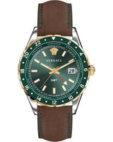 Versace Hellenyium Leather Strap Men's Watch  V11090017 - Big Daddy Watches