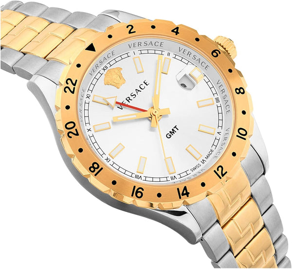 Versace Hellenyium Two-Tone GMT Men's Watch V11030015 - Big Daddy Watches #2