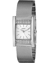 Guess Nouveau Diamond Silver Dial Ladies Watch W0127L1