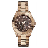 Guess Brown/Rose Gold Colored Steel Men's Watch  W0231L8 - Big Daddy Watches