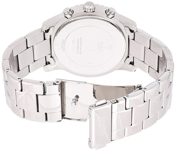 Guess Confetti Red Dial Stainless Steel Ladies Watch W0774L7