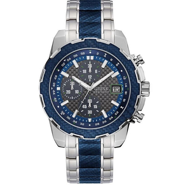Guess Men's Analogue Quartz with stainless Steel Men's Watch  W1046G2 - Big Daddy Watches