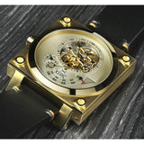 Xeric Xeriscope Squared All Gold Mechanical Watch - Big Daddy Watches