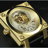 Xeric Xeriscope Squared All Gold Mechanical Watch - Big Daddy Watches