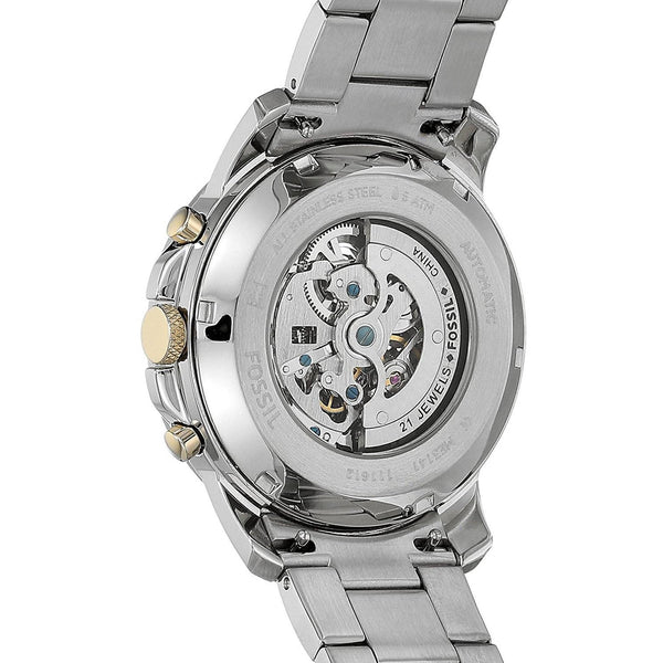 Fossil Grant Silver Stainless-Steel Automatic Men's Watch ME3141 - Big Daddy Watches #2