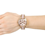 Michael Kors Bradshaw Mini Chronograph Rose Dial Steel Ladies Watch MK6066 Water resistance: 100 meters / 330 feet Movement: Quartz