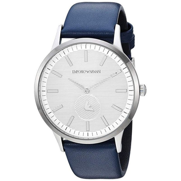 Emporio Armani Renato Blue Leather Men's Watch  AR11119 - Big Daddy Watches