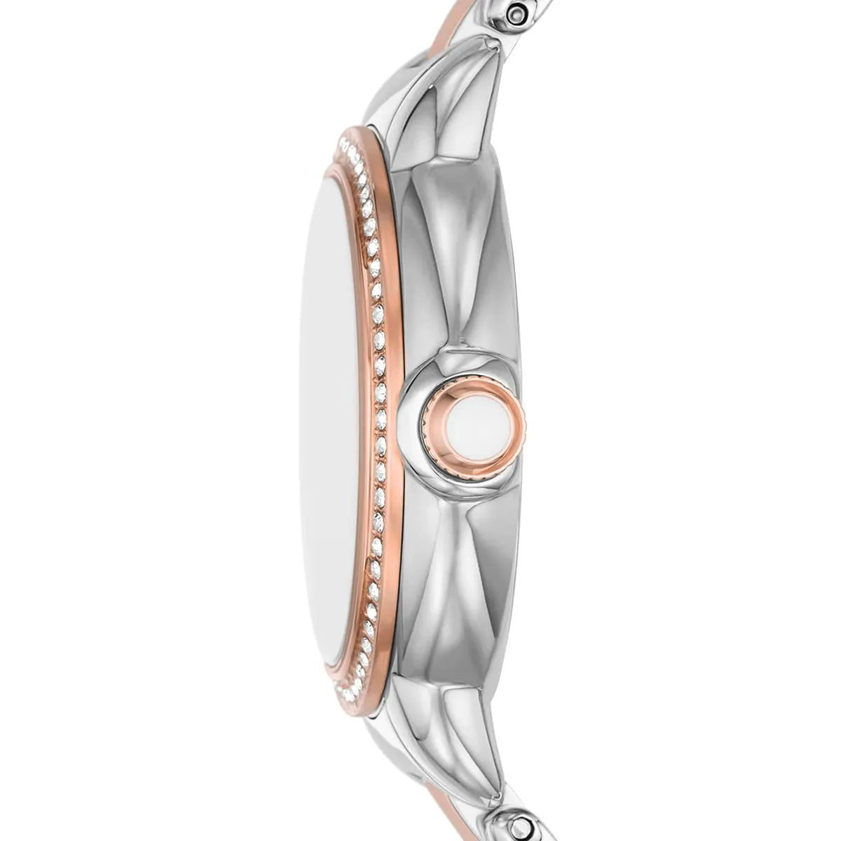 Emporio Armani Mia White MOP Dial Two-tone Women's Watch - AR11569