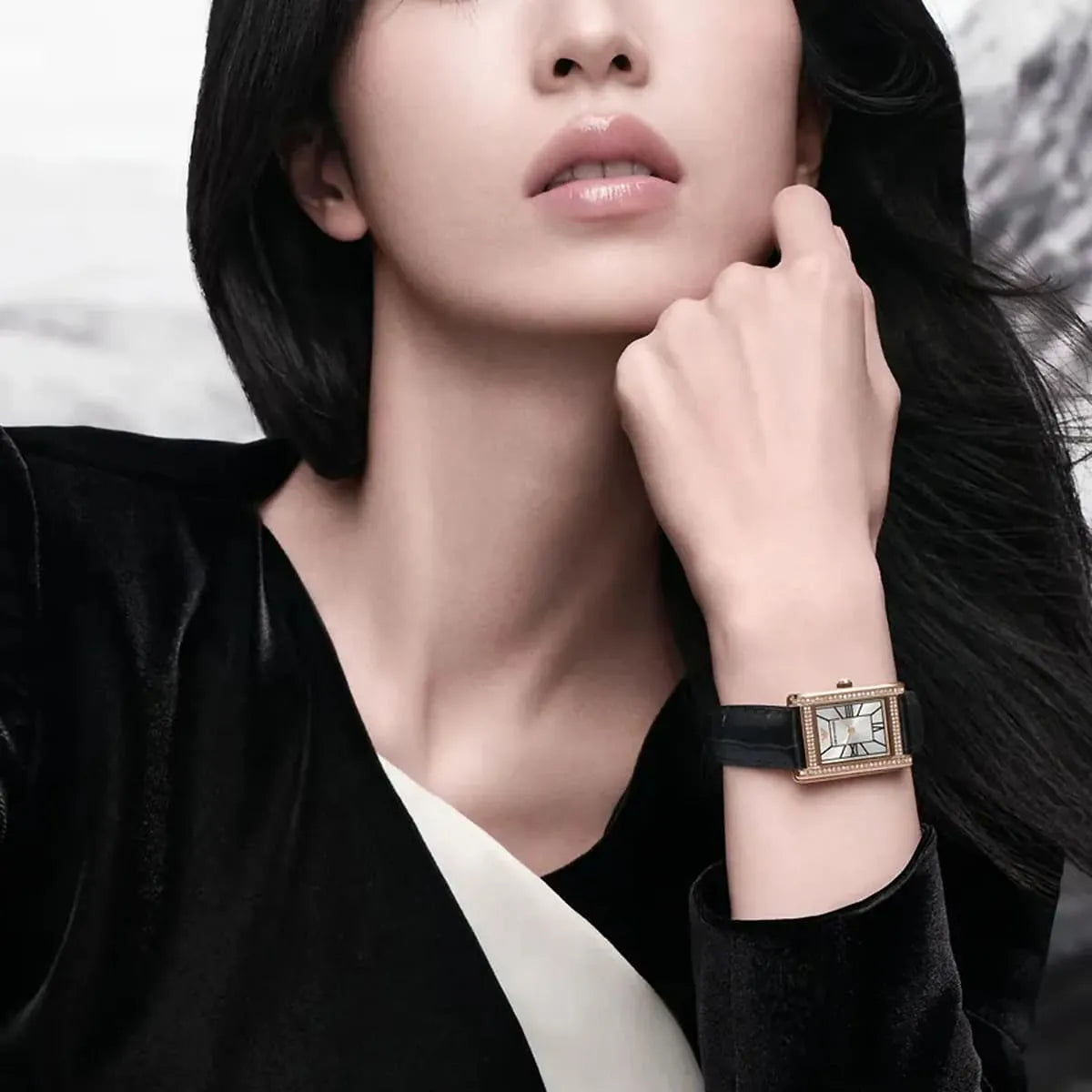 Emporio Armani Genni Black Leather Women's Watch - AR11624