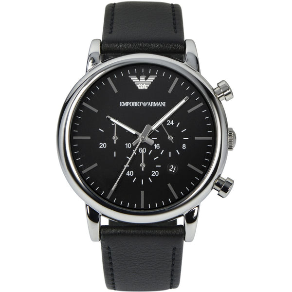 Emporio Armani Classic Chronograph Black Dial Men's Watch AR1828 Water resistance: 50 meters / 165 feet Movement: Quartz