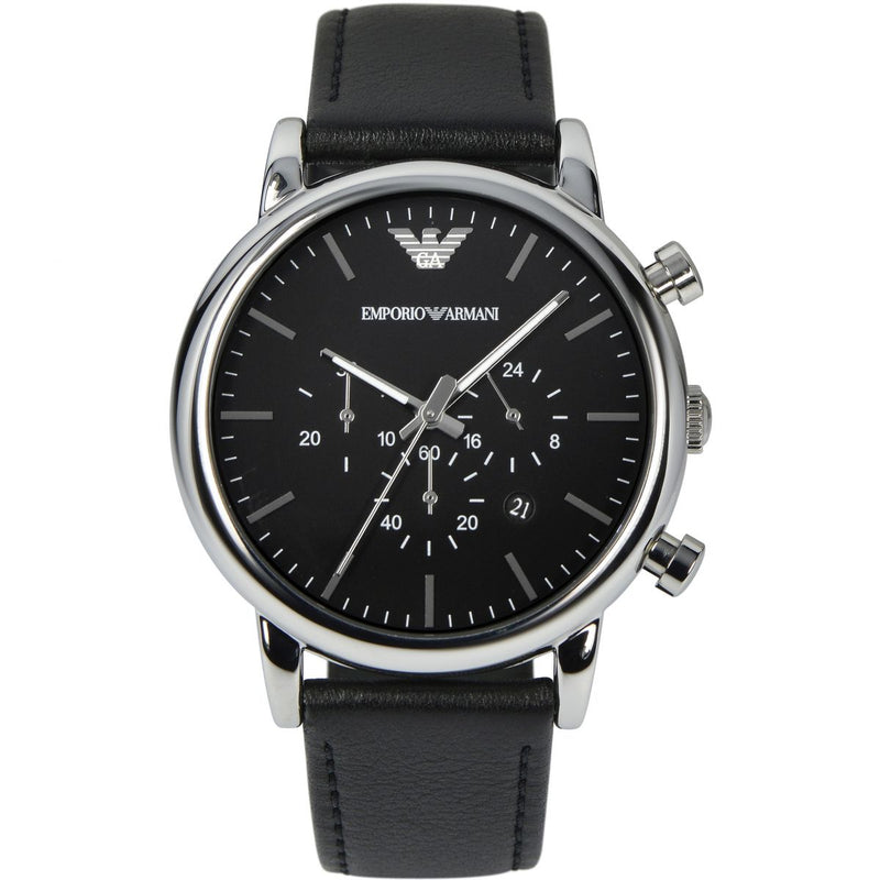 Emporio Armani Classic Chronograph Black Dial Men's Watch AR1828 Water resistance: 50 meters / 165 feet Movement: Quartz