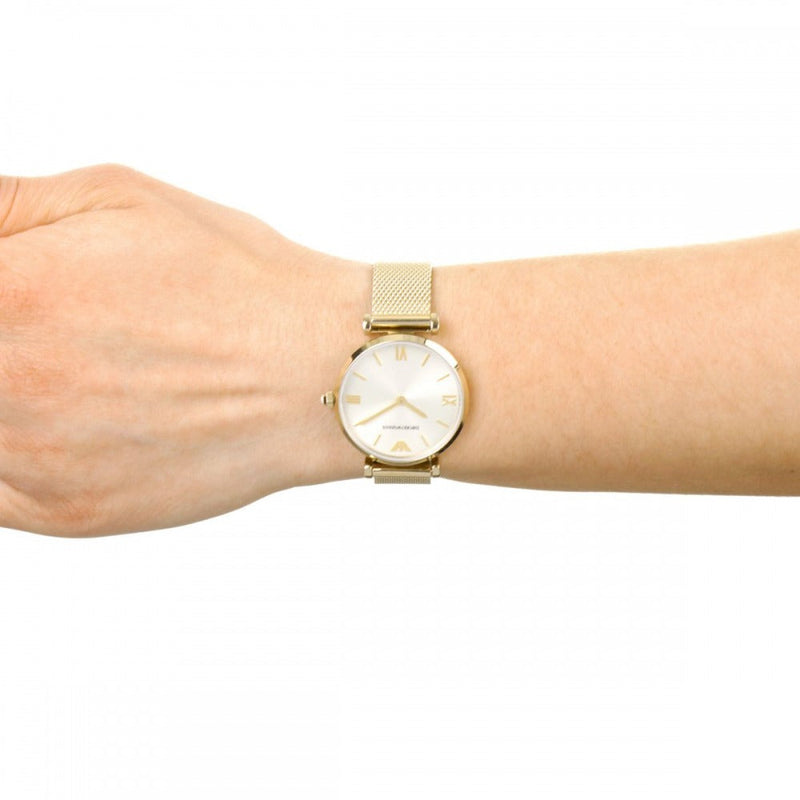 Emporio Armani Retro Gold Ladies Watch AR1957