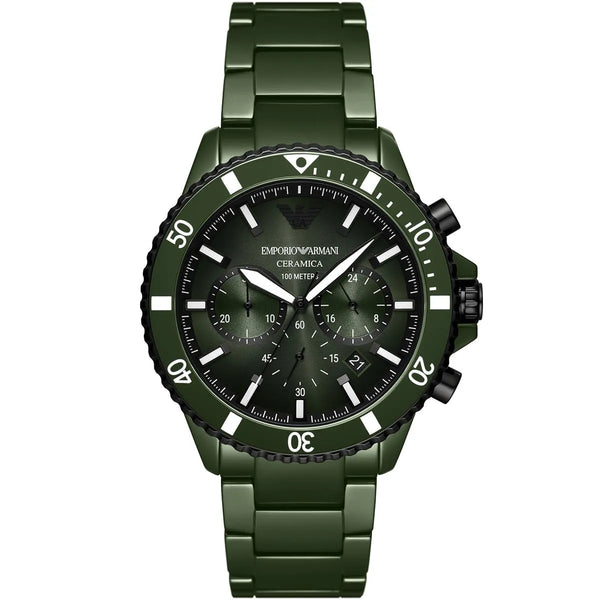 Emporio Armani Green Men's Watch - AR70011 AR70011 - Image 1