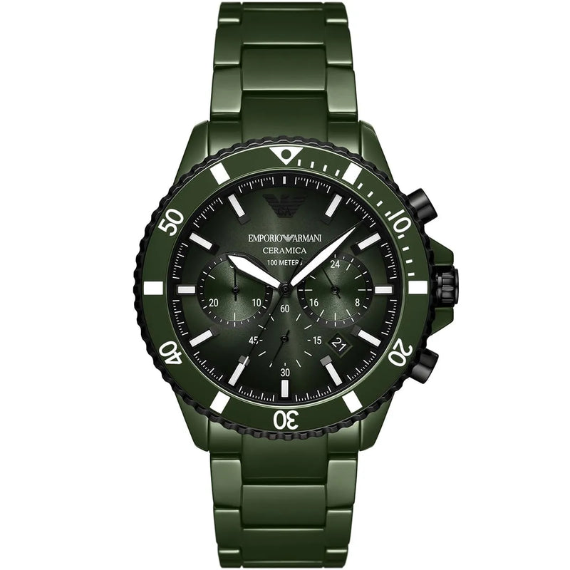 Emporio Armani Green Men's Watch - AR70011 AR70011 - Image 1